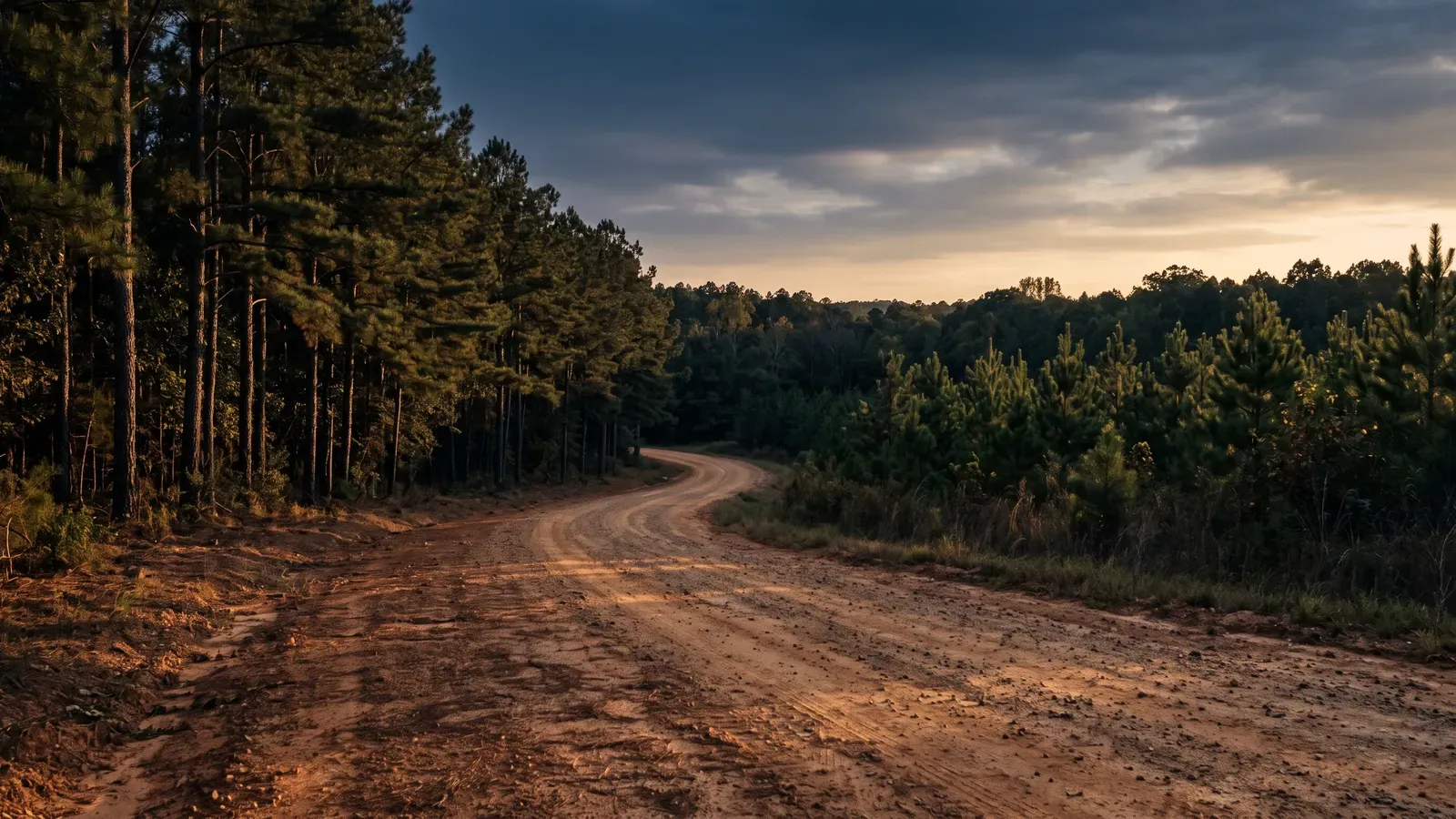 Landscape typical of Washington Parish, Louisiana